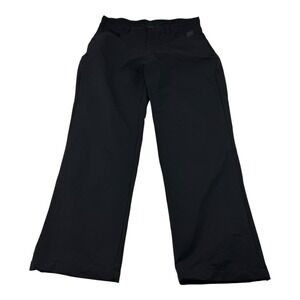 Ororo Men Black Heated Pants MPC-32 Fleece Lined Water Resistant Size 34x31